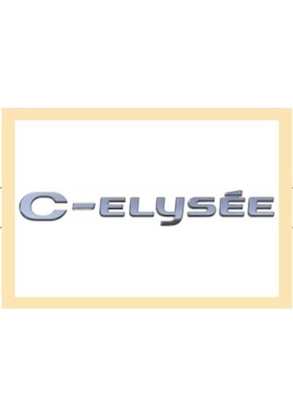 Citroen C -Elysee Bagaj Kaput Yazısı 9678485180