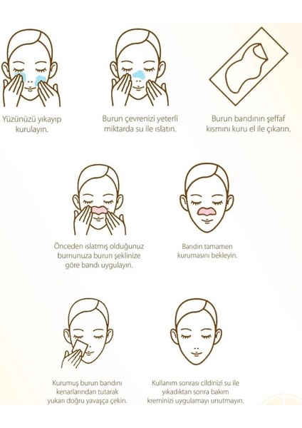 Nose Pack Siyah Nokta ve Gözenek Temizleyici Burun Bandı 10LU