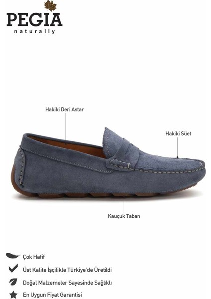 Hakiki Süet Erkek Loafer Ayakkabı 500901