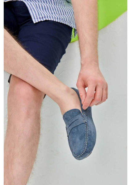 Hakiki Süet Erkek Loafer Ayakkabı 500901