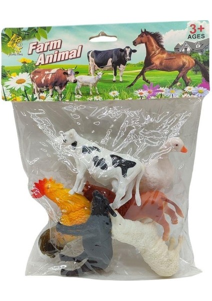 Farm Animal 6 Parça Çift Seti - Horoz
