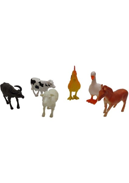 Farm Animal 6 Parça Çift Seti - Horoz
