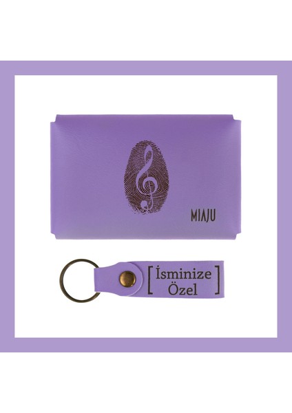 Mor Menekşe, Şarkılarla Yaşayanlara, Özel Tasarım Cüzdan ve Anahtarlık Set, Değer Verdiğine Hediye fiyatları