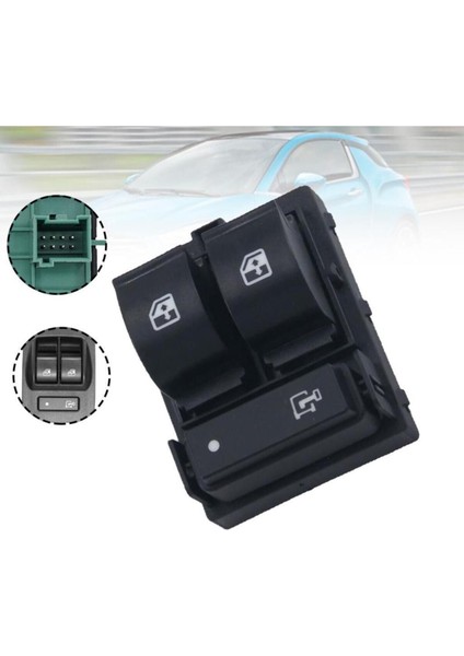 Cam Acma Kumanda Anahtarı Sol (Cercevesız Yesıl) Boxer Iv Jumper Iv Ducato Iv 14 /> 735532905 fiyatları