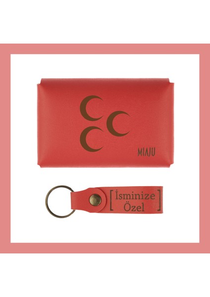 Nar Çiçeği, Üç Hilal Sevenlere Özel Üretim, Isme Özel Cüzdan ve Anahtarlık Set, Efsane Takım fiyatları