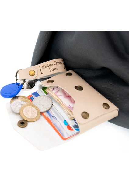 Yavru Ağzı, Soru Işareti Desenli, Isme Özel, Cüzdan ve Anahtarlık Set, Arkadaşa Efsane Aksesuar fırsatları