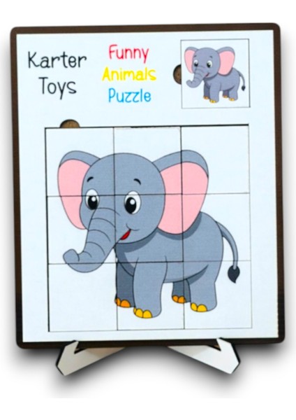 Hayvan Figürlü 4lü Puzzle Seti fiyatları