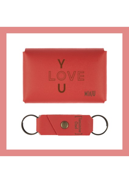 Nar Çiçeği, I Love You Sevenlere, Isme Özel Cüzdan ve Anahtarlık Set, Efsane Hatıra Takım fiyatları