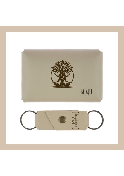 Sütlü Kahve, Hayat Ağacı Özel Tasarım, Isme Özel Cüzdan Set, Hatıra Koleksiyonu, Arkadaşa fiyatları