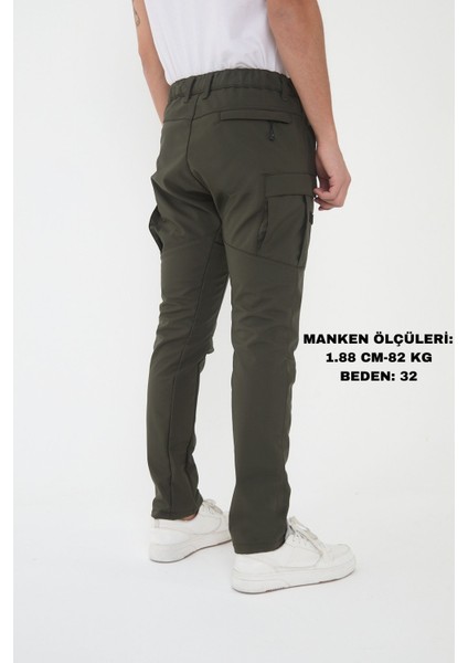 CAMP592 Outdoor Softshell Su ve Rüzgara içi Polarlı Kışlık Erkek Taktik Pantolon fırsatları