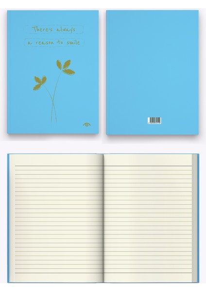 Pastel Mavi Sert Kapak Defter, 14X20 cm fırsatları