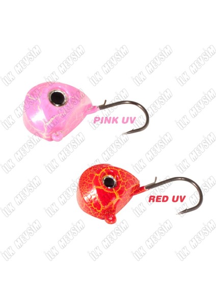 Tenya 80GR Jig Head Renk : Red Uv fiyatları