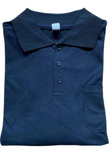Lacivert Polo Yaka Uzun Kol T-Shirt fiyatları