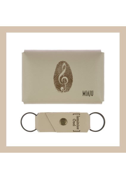 Sütlü Kahve, Müzisyen Ruhlulara, Kişiye Özel Cüzdan ve Anahtarlık Set, Estetik ve Anlamlı Hatıra fiyatları