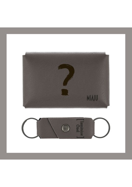 Kül Gri, Cevapsız Sorularla Büyüyenlere, Isme Özel Cüzdan ve Anahtarlık Takım, Anlam Yüklü Hediyelik fiyatları