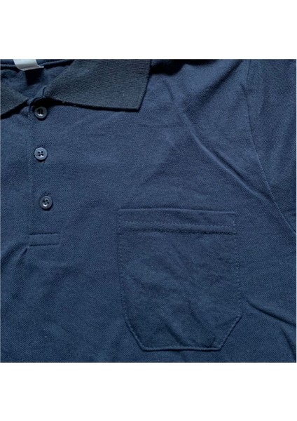 Lacivert Polo Yaka Uzun Kol T-Shirt fırsatları