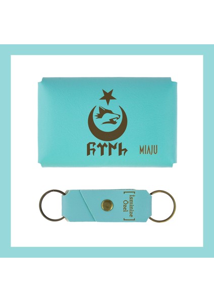 Turkuaz, Bozkurt Ay Yıldız, Isme Özel Cüzdan ve Anahtarlık Takımı, Bozkurttan Gurur Duyanlara fiyatları
