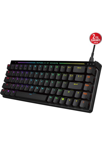 Rog Falchıon Ace Hfx Analog Oyun Klavyesi, Hızlı Tetikleme, Dokunmatik Panel, 8000 Hz Pollıng Rate Ingilizce