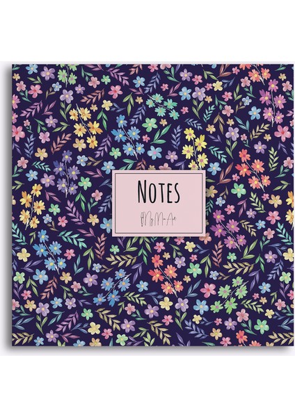 Kır Çiçeği Kenar Baskılı Defter, 16X16 cm fiyatları