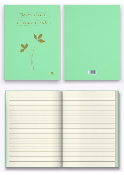 Pastel Su Yeşili Sert Kapak Defter, 14X20 cm fırsatları