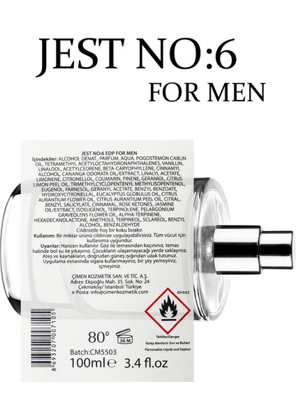 no:6 Edp For Men
