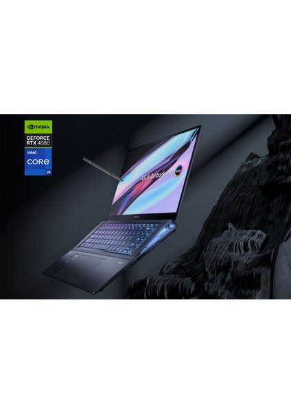 Zenbook Proart 16X | 16" 3k 120Hz/0,2ms OLED Kalemli Dokunmatik Ekran | I9-13905H | Rtx 4080 | 2 Tb SSD | 32 GB Ram | Windows 11 | Qwertz Ingilizce