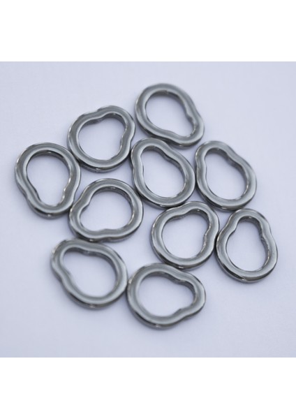 YM-9223 Armut Jig Halkası Ebat : 8,8x7,4x1,1mm