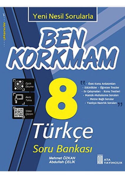 8.Sınıf Ben Korkmam Türkçe Soru Bankası