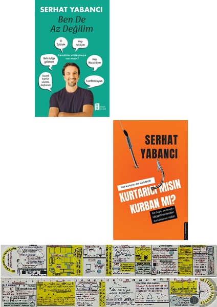 Ben De Az Değilim / Kurtarıcı Mısın Kurban Mı? 2 Kitap (Matematik Öğreten Cetvel) - Serhat Yabancı