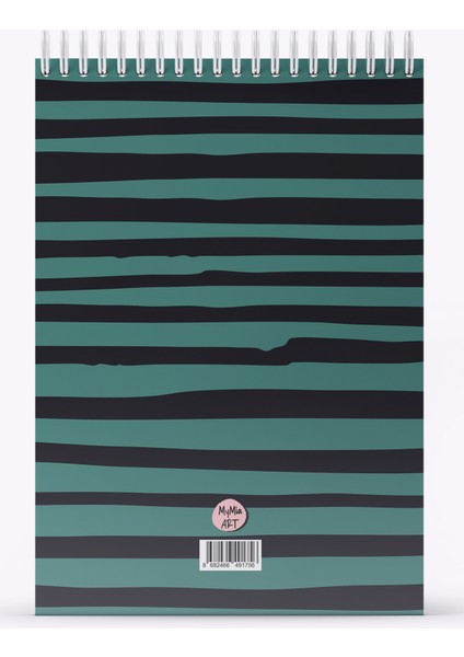 Stay Wild & Free Sert Kapak Spiralli Bloknot, 12X17 cm modelleri