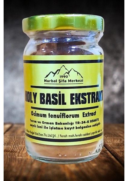 Holy Basil Kutsal Fesleğen Ekstrak 50 gr fiyatları