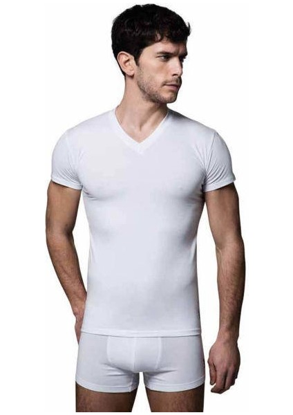 U.s Polo Erkek 2'li Kısa Kol V Yaka Atlet 80194 indirimleri