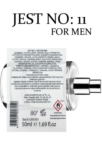 No: 11 Edp For Men