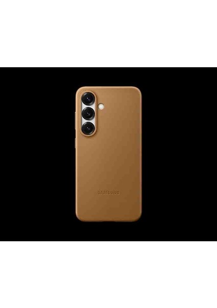 Galaxy S25 Deri Kılıf Kahverengi