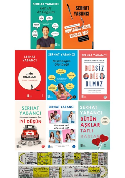 Serhat Yabancı 8 Kitap Set (Matematik Öğreten Cetvel)