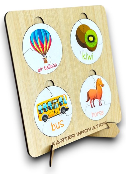 Nesneler Ingilizce Puzzle,hayvanlar Ingilizce Yapboz,meyveler Ingilizce,ahşap Oyuncak,eğitici Oyuncak fiyatları