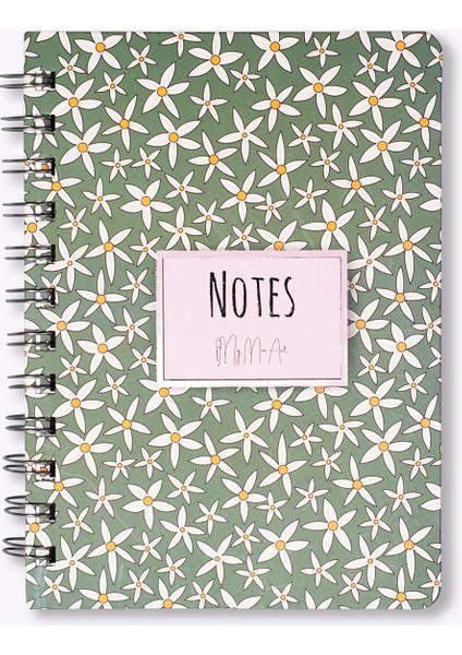 Startflower-Mini Sert Kapak Spiralli Defter, 12X17 cm modelleri
