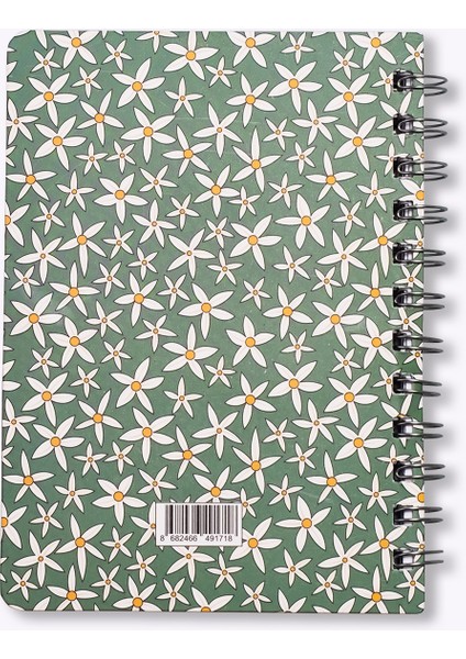 Startflower-Mini Sert Kapak Spiralli Defter, 12X17 cm indirimleri