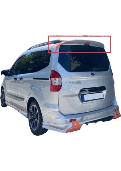 Ford Courier Ps Model Spoiler (Plastik-Boyasız)