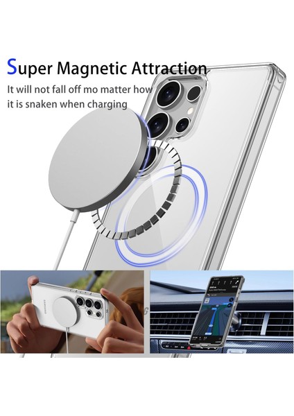 Samsung Galaxy S25 Ultra Kılıf Magsafe Özellikli Kılıf ve Nano Ekran Koruyucu fiyatları