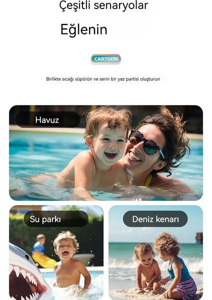 Çocuk Çift Başlı Su Püskürtme Tabancası Su Oyuncakları (Yurt Dışından)