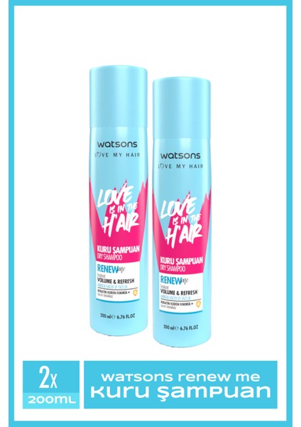 Renew Me Kuru Şampuan 200 ml x 2 Adet