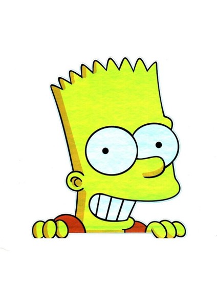 Hologram Sticker Bart Simpson Sticker - Sticker Hologram Bart Simpson modelleri