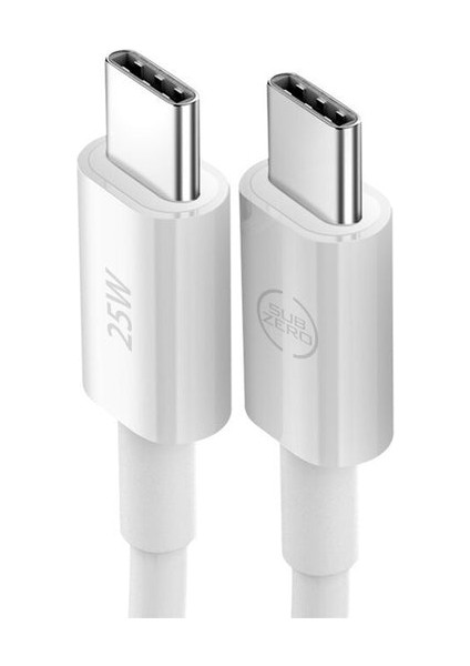 Vivo Y300 Uyumlu 25W Pd Type-C Hızlı Şarj Data Kablosu 1mt ( Orginal Subzero )