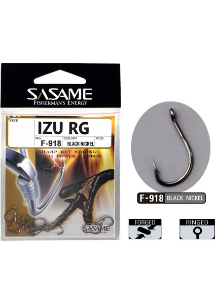 F-918 Bl Nickel Izu Ringed Iğne Iğne No : 8