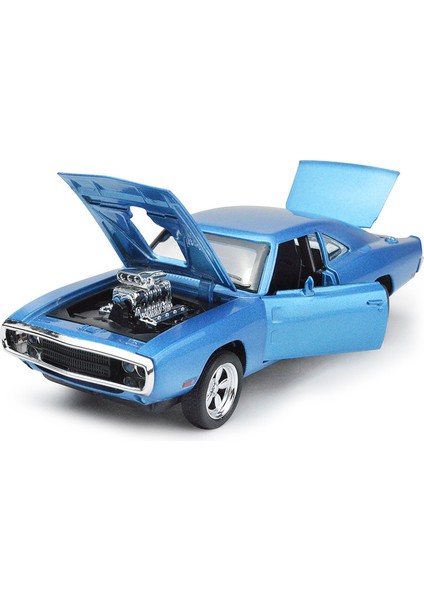 1:32 Simülasyon 1970 Dodge Charger Alaşımlı Spor Araba Modeli Ses Işık Geri Çekilebilir Lüks Araba Çocuk Oyuncak Hediye Süsleri (Yurt Dışından)