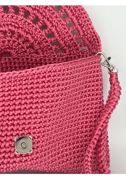 Özel Tasarım Clutch Pembe Renk El Çantası fırsatları