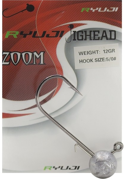 Zoom 12GR Jig Head Iğne No : 5-0