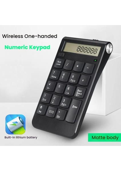 2.4g Kablolu Çift Modlu Ekran Dijital Tuş Takımı (Yurt Dışından)