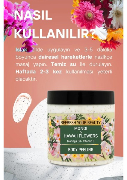 Vücut Peelingi 500 ml - Kayısı Çekirdeği ve Fındık Kabuğu Granülleri ile E Vitamini İçerir